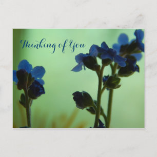 Postal Cuando se sienta azul...