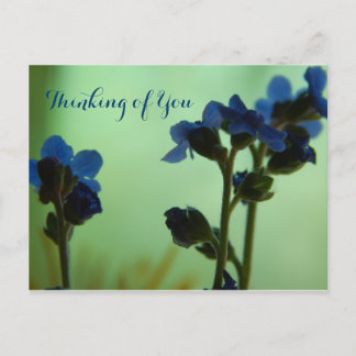 Postal Cuando se sienta azul...