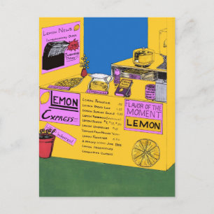 Postal Cuando Tengas Lemones, Haz Lemonade