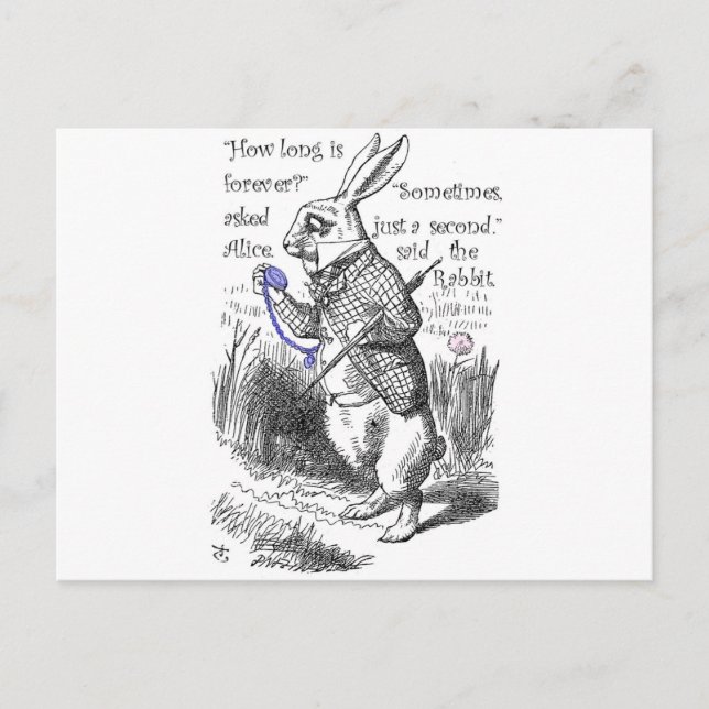 Postal ¿Cuánto dura para siempre? (Anverso)