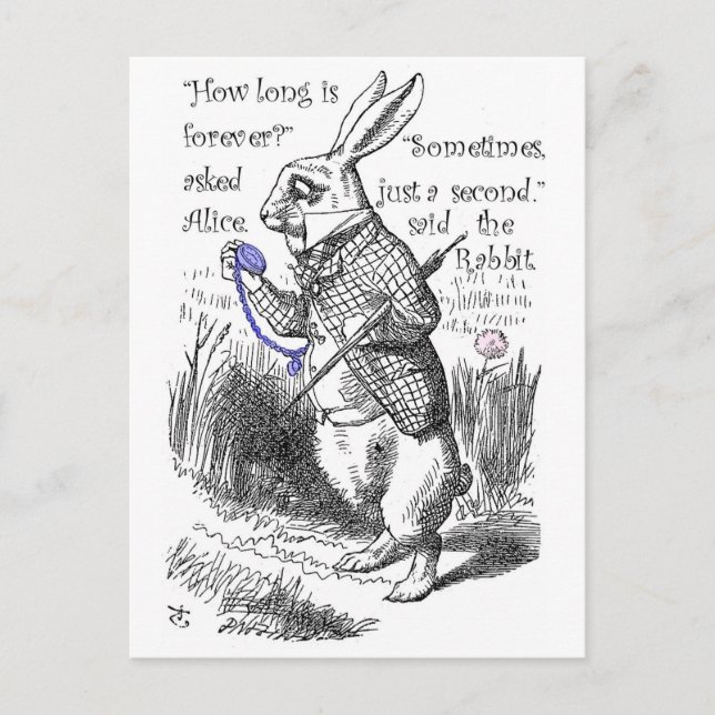 Postal ¿Cuánto dura para siempre? (Anverso)