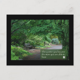 Postal Cuanto más tranquilo seas...