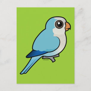 Postal Cuáquero azul