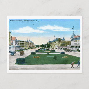 Postal Cuarta Avenida, Asbury Park NJ Vintage