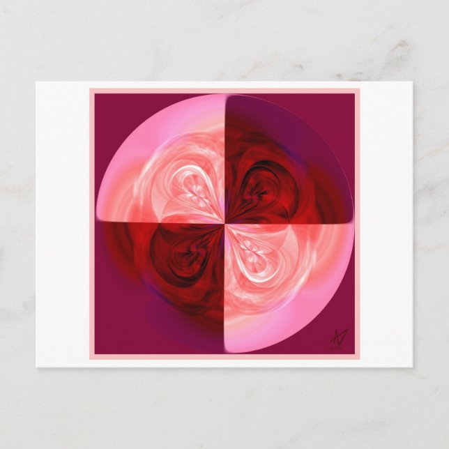Postal Cuartas Rosas (Anverso)