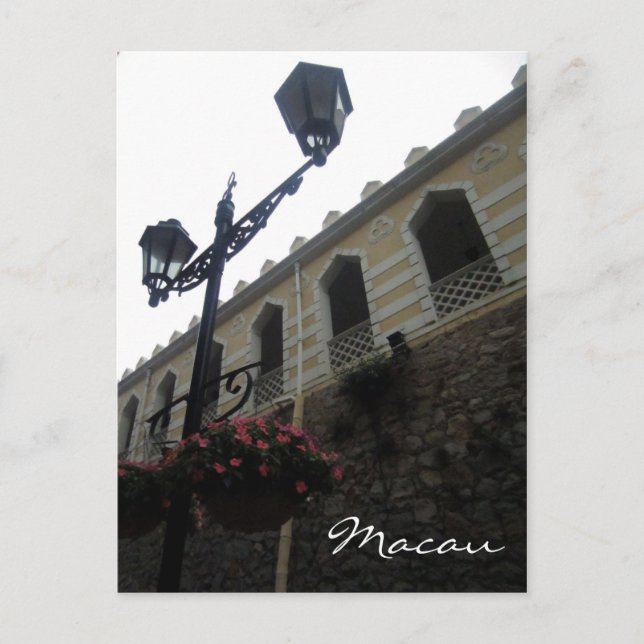 Postal cuartel de macau morisco (Anverso)