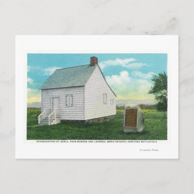 Postal Cuartel General Poor-Morgan y Learned (Anverso)