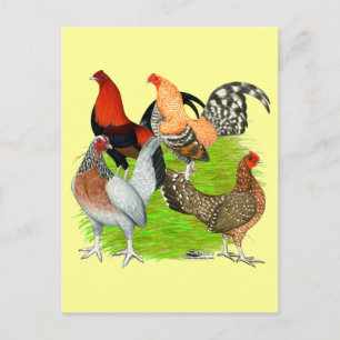 Postal Cuarteto de juego en inglés antiguo