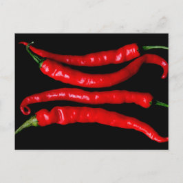 Postal Cuatro Chilies rojos pccna