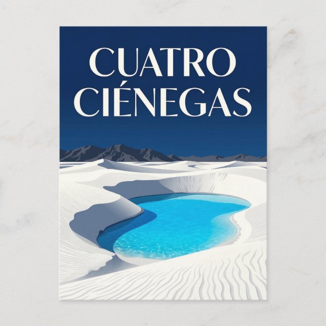 Postal Cuatro Ciénegas (Anverso)