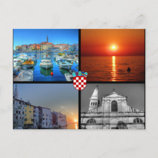 Postal Cuatro imágenes de Rovinj