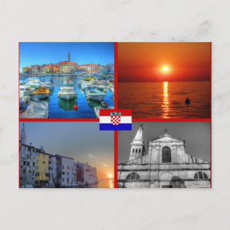 Postal Cuatro imágenes de Rovinj