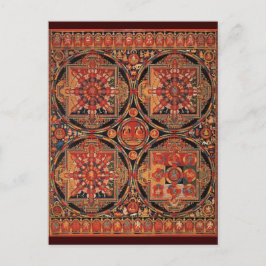 Postal Cuatro Mandalas