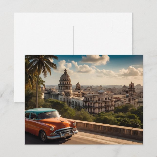 Postal Cuba de La Habana (Anverso / Reverso)