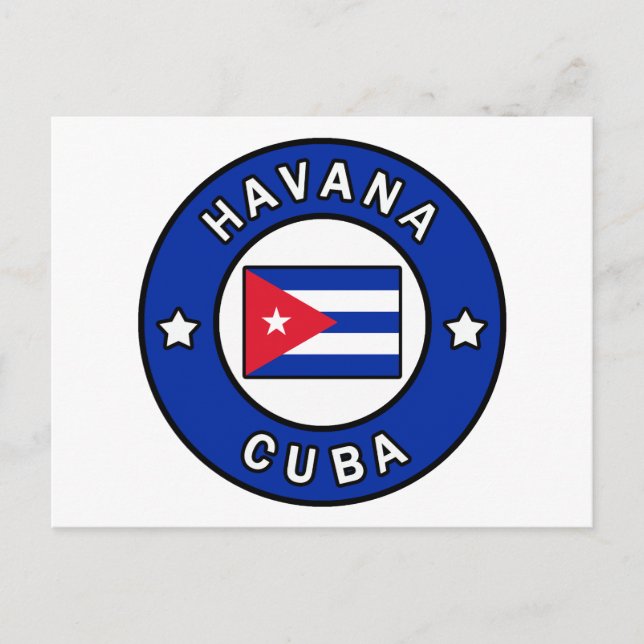 Postal Cuba de La Habana (Anverso)