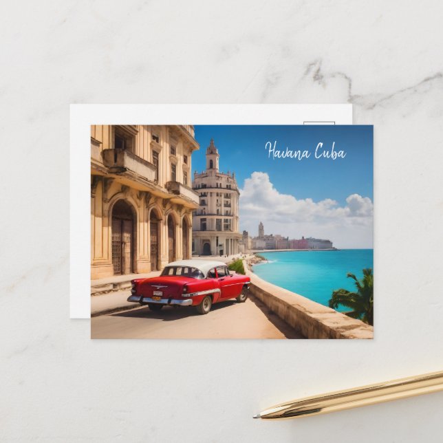 Postal Cuba de La Habana (Anverso/Reverso In Situ)