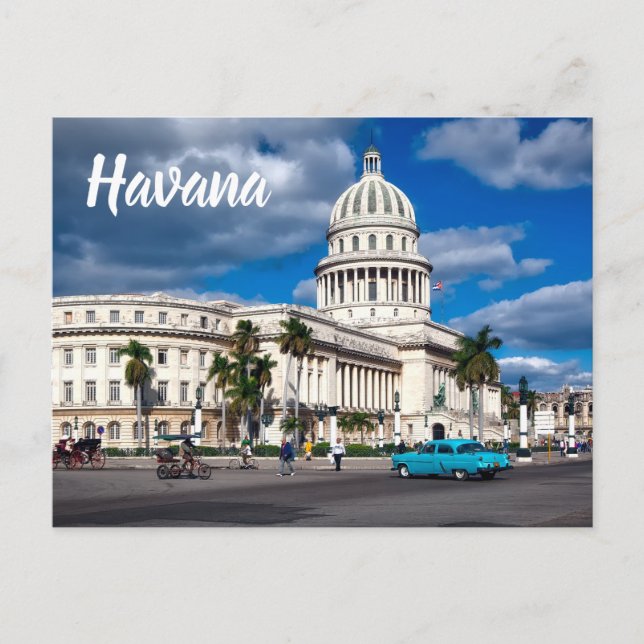 Postal Cuba de La Habana (Anverso)