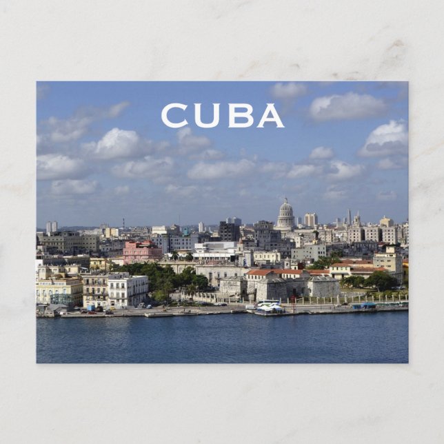Postal Cuba: La Habana: turismo de viaje añada (Anverso)