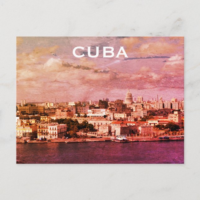 Postal Cuba: La Habana: turismo de viaje añada (Anverso)