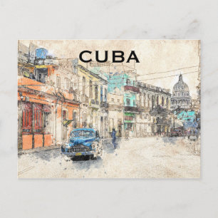 Postal Cuba La Habana Viajes Turísticos Antiguos Añadir