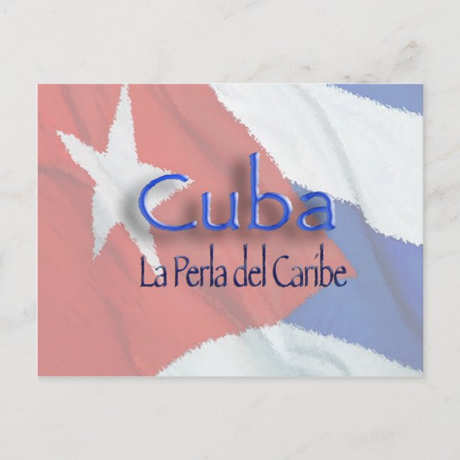 Postal CUBA - La Perla del Caribe (Anverso)