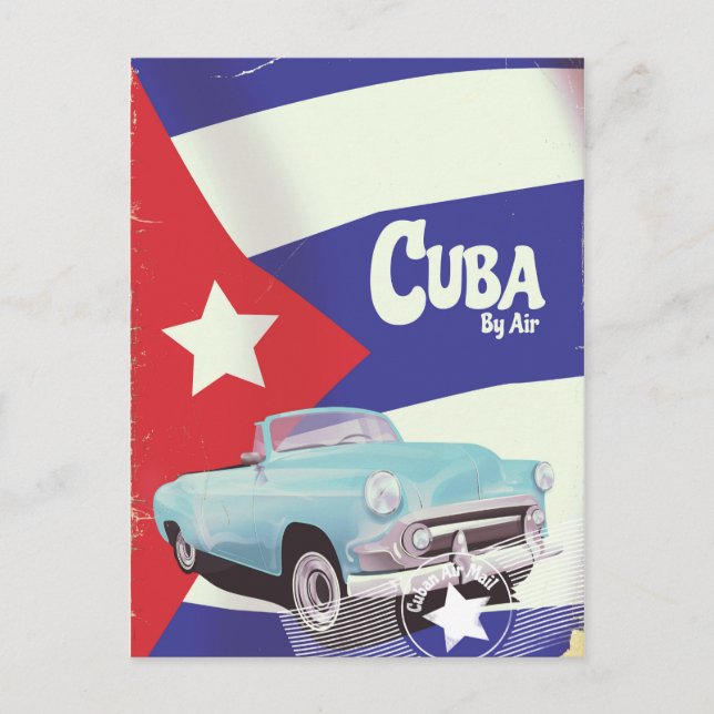 Postal Cuba por aire (Anverso)
