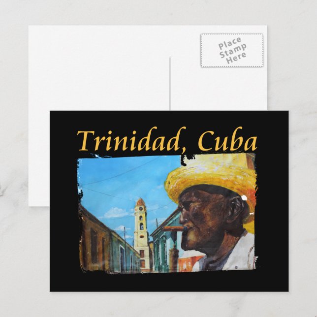 Postal Cuba - Trinidad Arte de Puros Cubanos (Anverso / Reverso)