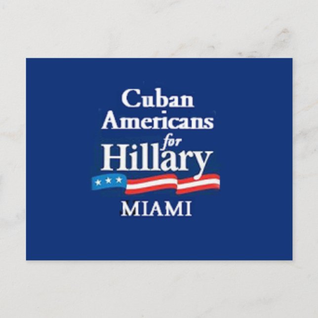 postal CUBAN AMERS MIAMI (Anverso)