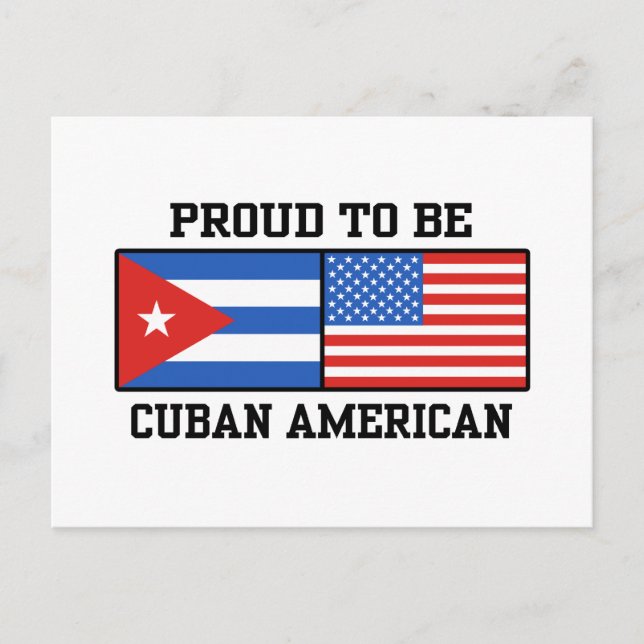Postal Cubano Americano (Anverso)