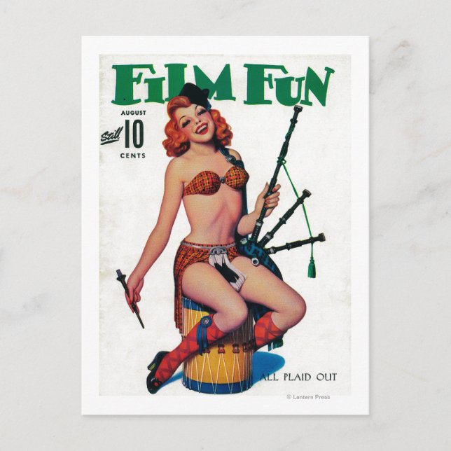 Postal Cubierta 6 de la revista Film Fun (Anverso)