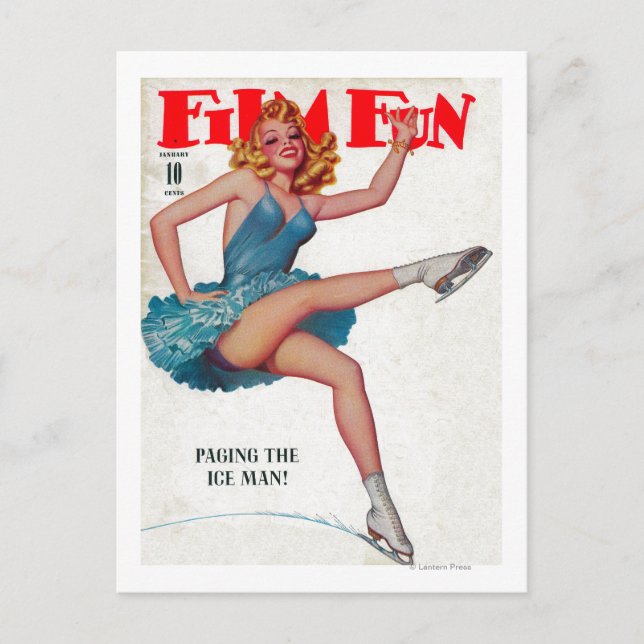 Postal Cubierta 8 de la revista Film Fun (Anverso)