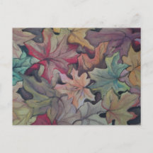 Cubierta de hojas de otoño