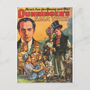 POSTAL CUBIERTA DE LA REVISTA DUNNINGER PULP