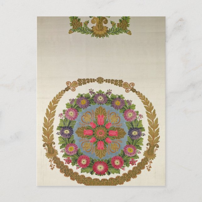 Postal Cubierta del asiento por Bissardon, Cousin y Bony, (Anverso)