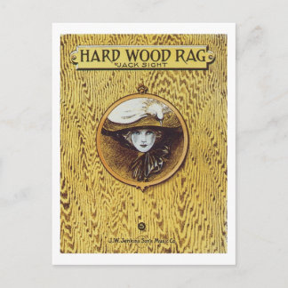 Postal Cubierta del libro de songbook "Hard Wood Rag Vint