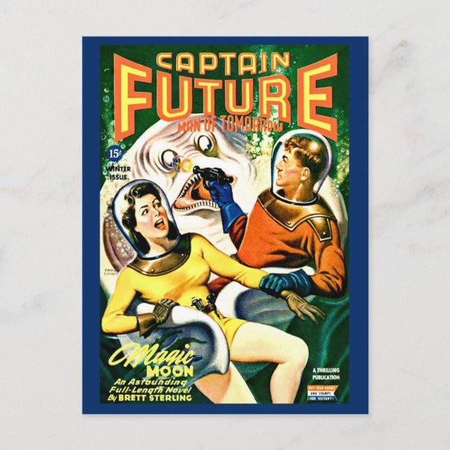 Postal Cubierta Futura del Capitán de 1944 (Anverso)
