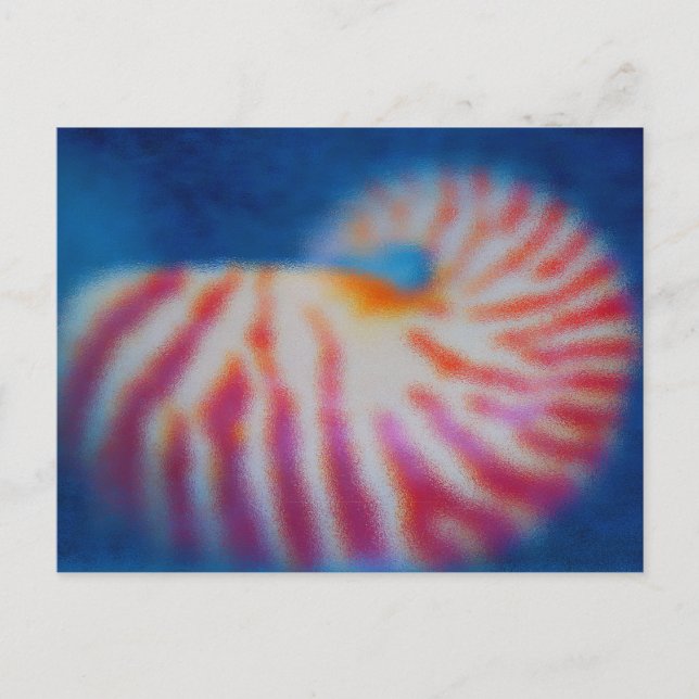 Postal Cubierta marina bajo el agua (Anverso)