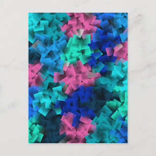 Postal Cubismo, estilo artístico y pintura,