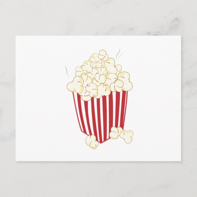 Postal Cubo De Popcorn (Anverso)