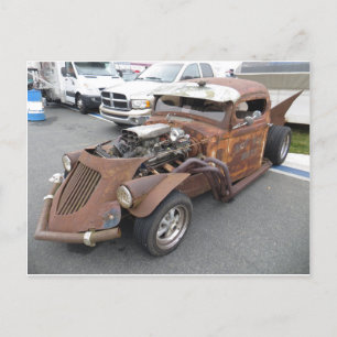 Postal Cubo de rúcula con captador de ganado