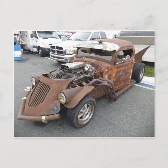 Postal Cubo de rúcula con captador de ganado (Anverso)