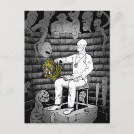 Postal Cubo Mágico con Monstruos