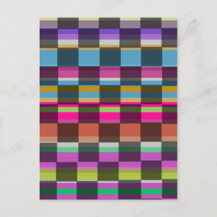 Postal Cubos de colores