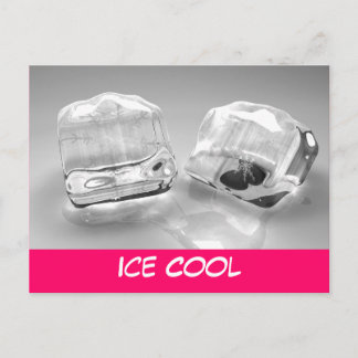 Postal Cubos de hielo de fusión