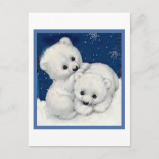 Postal Cubos de oso polar