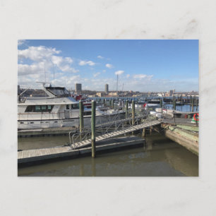 Postal Cuenca del Barco de la Calle 79 Río Hudson Ciudad 