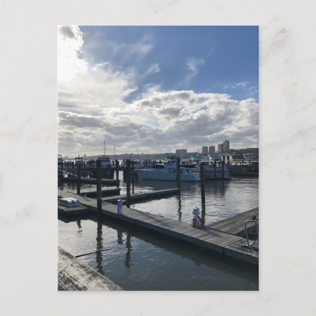 Postal Cuenca del barco, Riverside Park New York City NYC (Anverso)