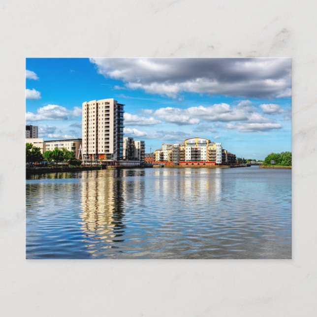 Postal Cuenca del Roath Cardiff Bay Cardiff, Gales 2012 (Anverso)