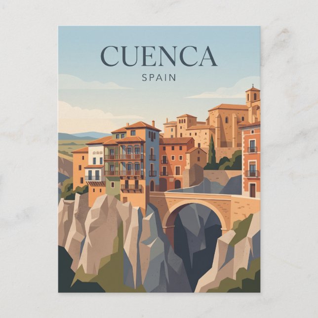 Postal Cuenca España (Anverso)