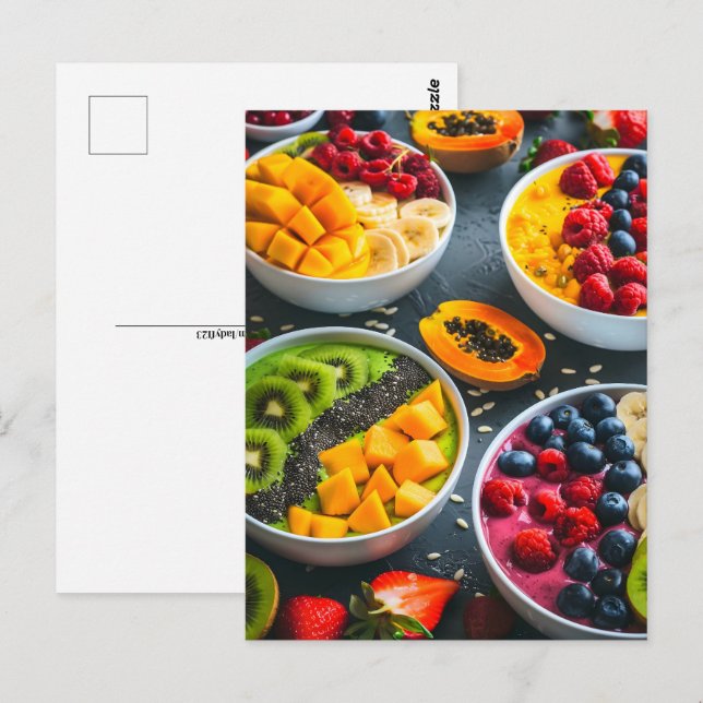 Postal Cuencos suaves, posttravesía (Anverso / Reverso)